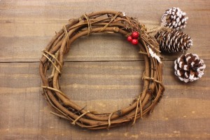 クリスマスリースを手作りで簡単に手軽に作る方法