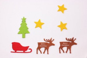 クリスマスツリーのオーナメントを手作りでフェルトを使ってみました！