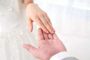 結婚祝のメッセージを一言で書く場合どんなふうに書けばよいのだろう?